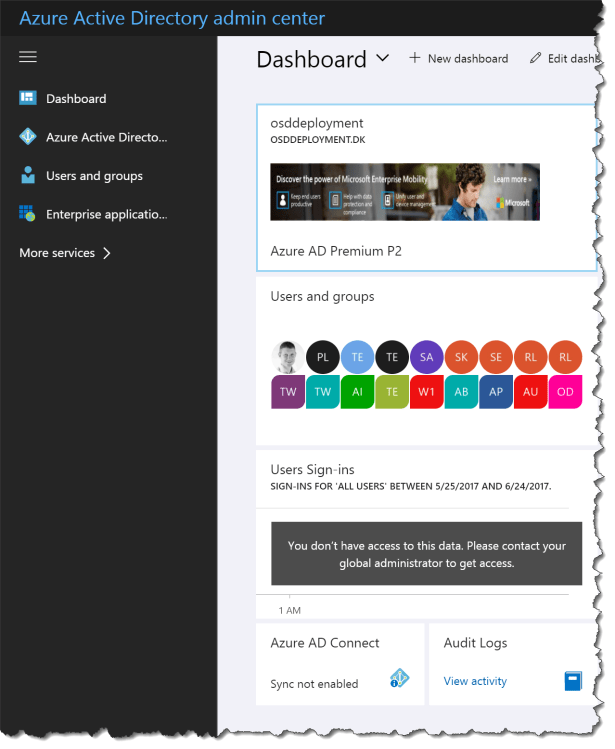 Azure AD - standard user - 01