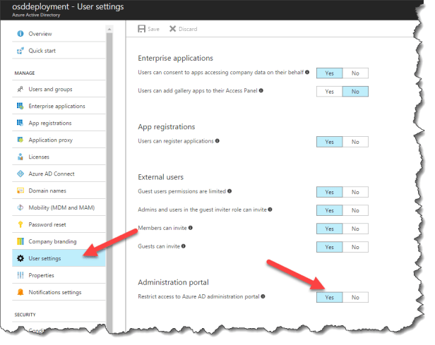 AzureAD Restrict Access