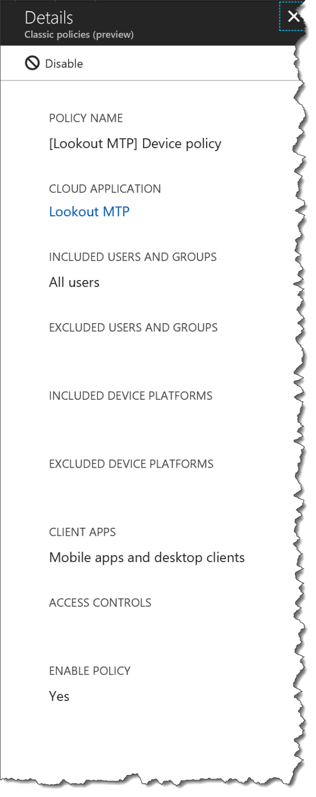 Conditional Access - Classic Policies Preview - 05a