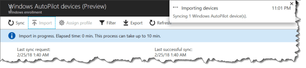 Import AutoPilot in Intune - 05