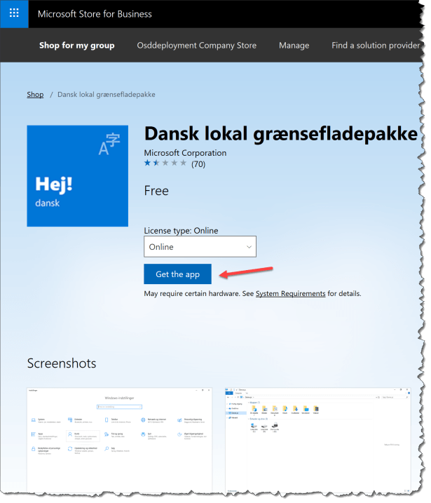 Deploy Lang Pack from Microsoft Store - 03
