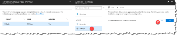 Intune Enrollment Status Page (Preview) - 04