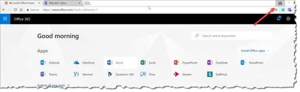 Office 365 google chrome working 01