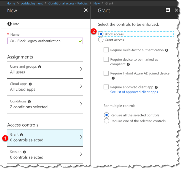 Disable legacy authentication - 05