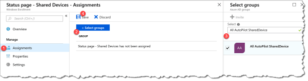 Status page - specific devices - 03