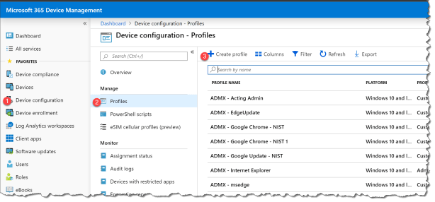 Teams policy with Intune - 02
