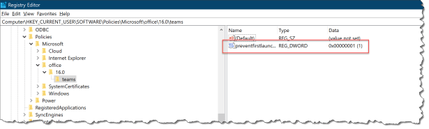 Teams policy with Intune - 06