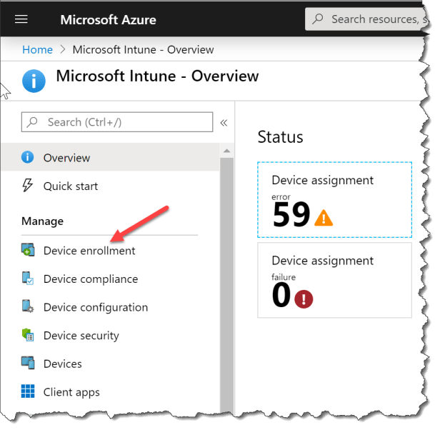 Mobile Device Management authority in Microsoft Intune - 02a
