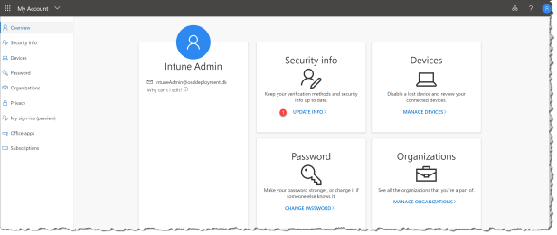 Setup Intune admin - 03