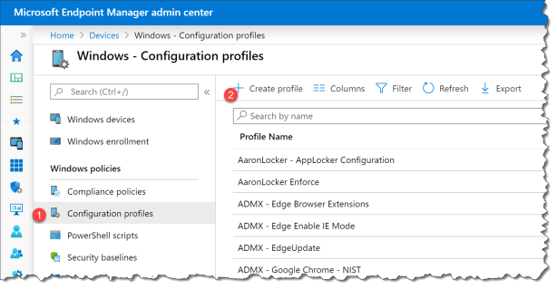 Change UI language Edge from Intune - 02