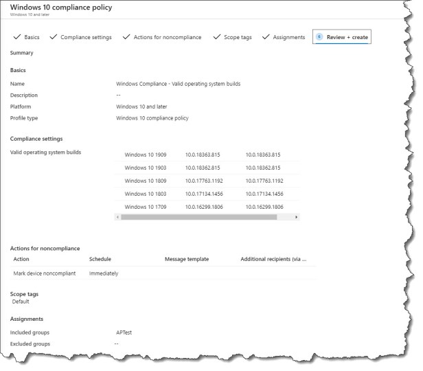 Windows Compliance - Valid operating system builds - 04